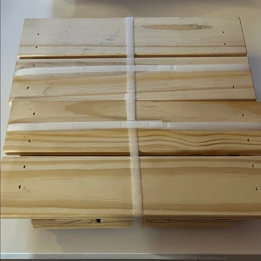 IKEA Knagglig Natural Wood Storage Crate